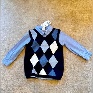 Boys shirt & vest
